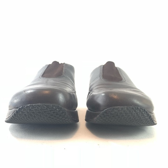 Clarks brown slip on low platform loafers size 9 M - Picture 2 of 8